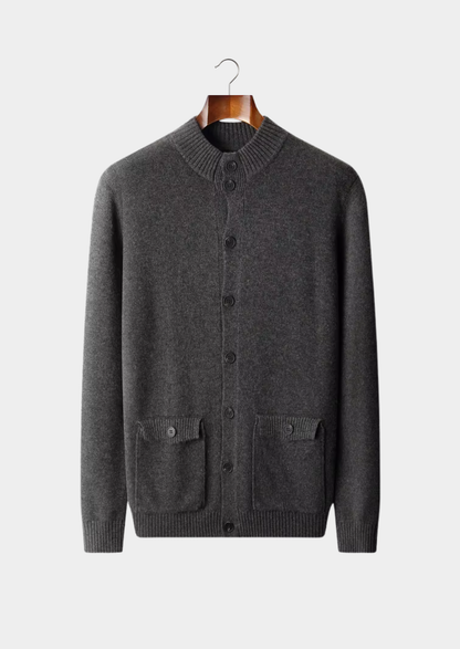 Pure Extra-Fine Merino Wool Button Cardigan | Apuro