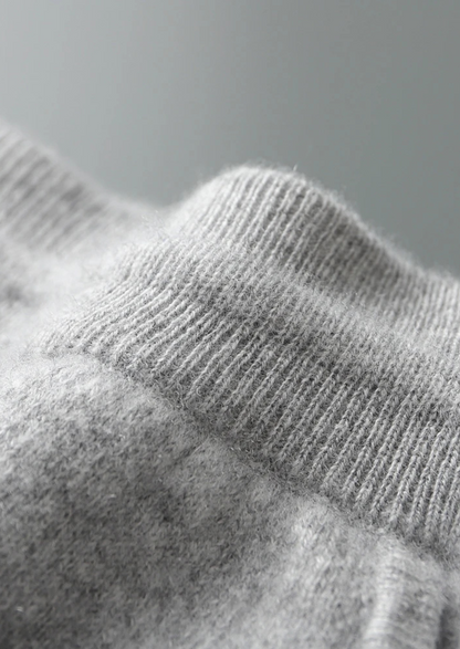 Premium Cashmere Light Gray Alain Leisure Set | Apuro