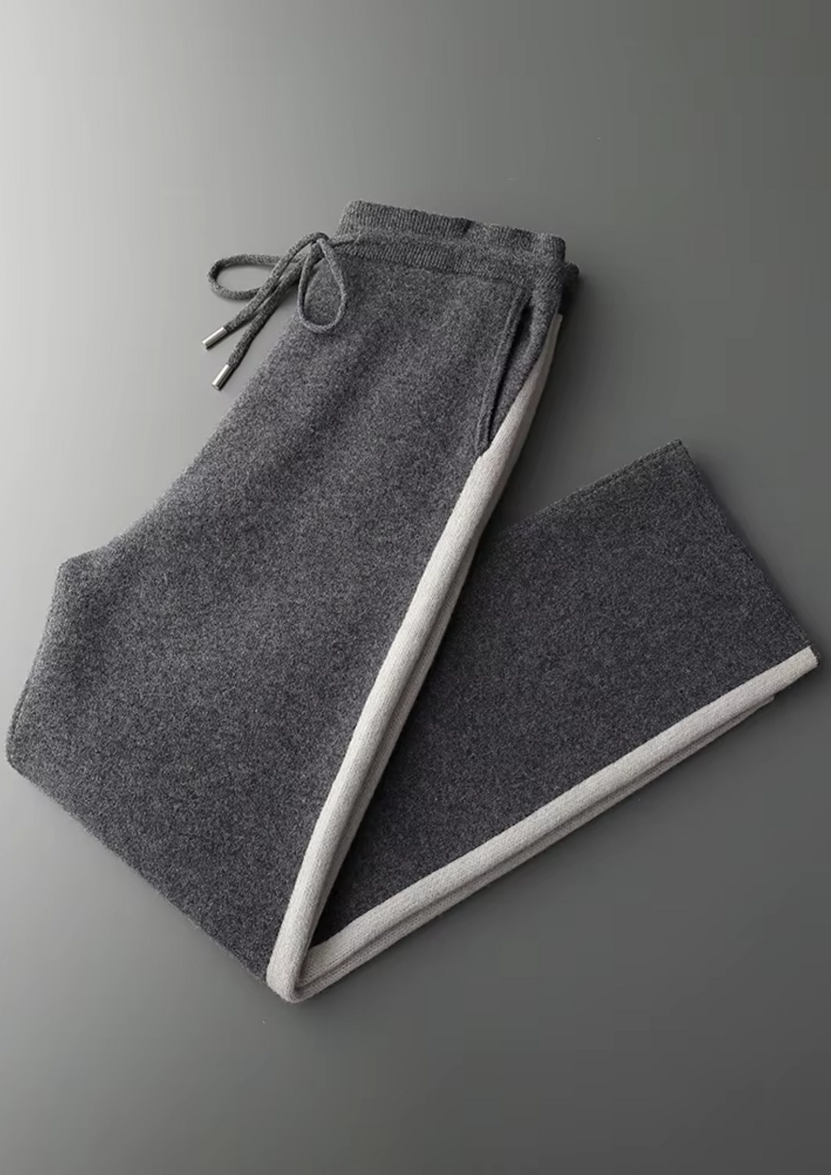 Pure Extra-Fine Merino Wool Wide Leisure Trousers | Apuro