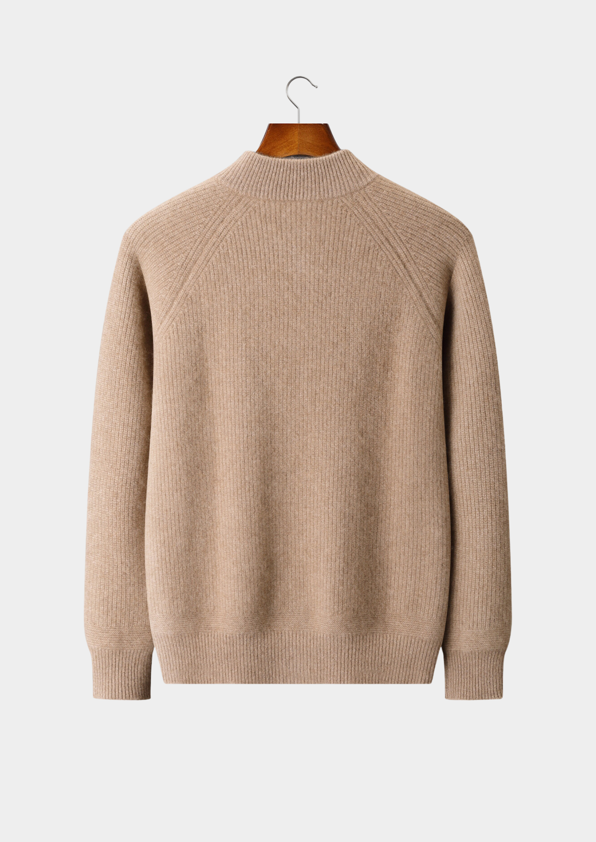 Pure Cashmere Beige Button Overshirt | Apuro