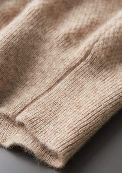 Premium Cashmere Classic Henley Sweater | Apuro