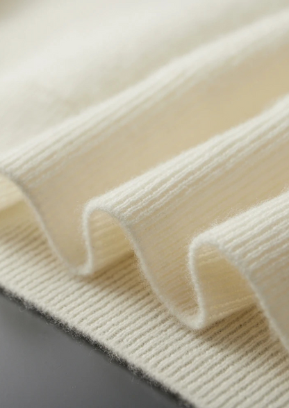 Premium Cashmere Ribbed Half-Zip Sweater | Apuro