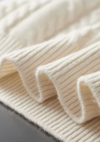 Pure Extra-Fine Merino Wool Striped Half-Zip Sweater | Apuro