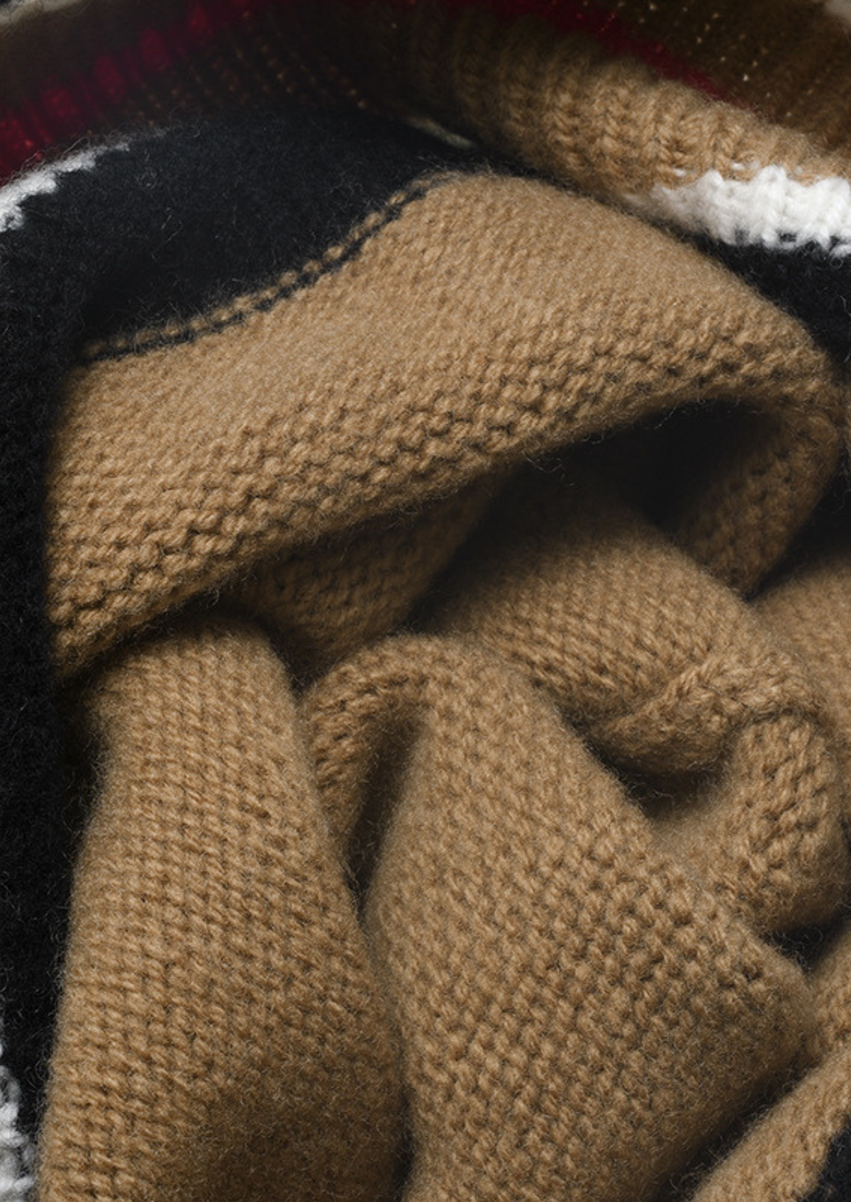 Caramel Merino Wool Wintertime Beanie | Apuro