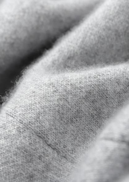 Premium Cashmere Light Gray Alain Leisure Set | Apuro