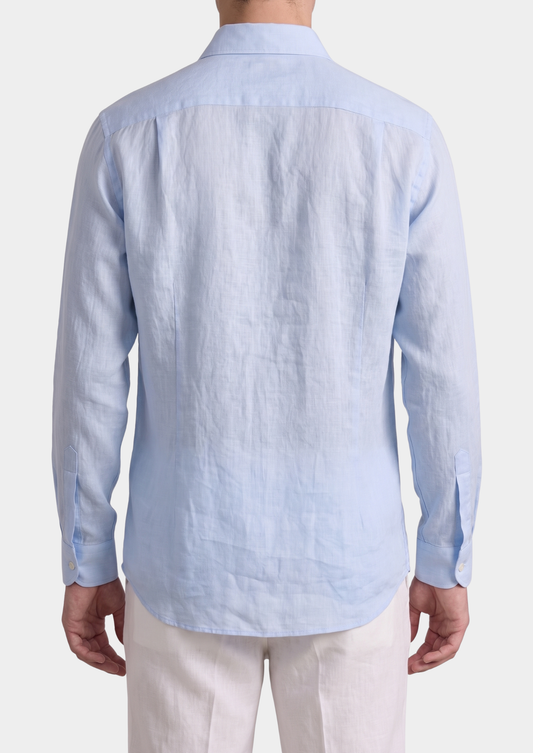 Amalfi Coastal Shirt - Light Blue | Apuro