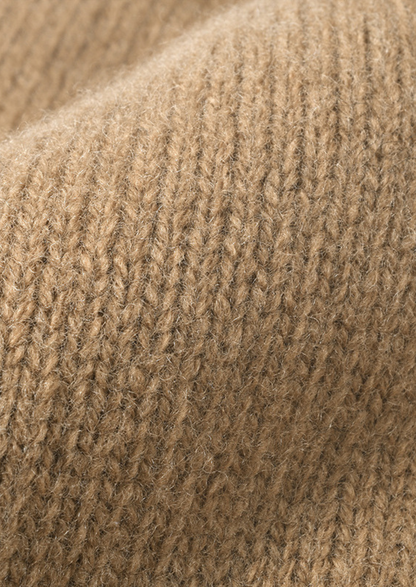 Caramel Merino Wool Wintertime Beanie | Apuro