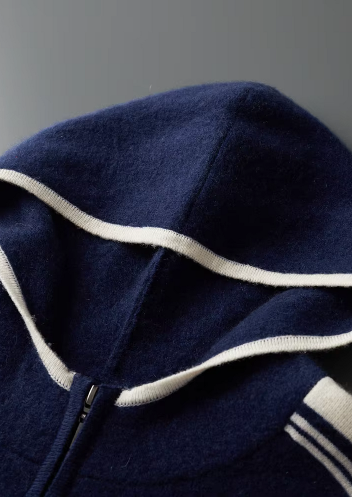 Pure Extra-Fine Merino Wool Navy Blue Damien Set | Apuro