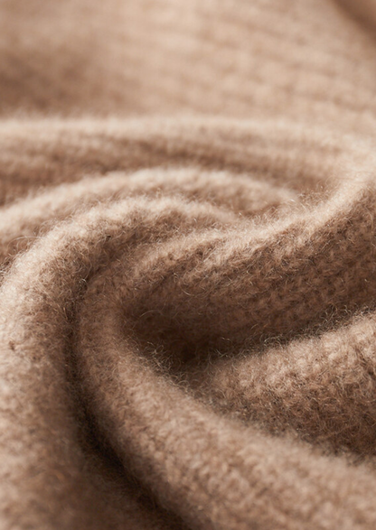 Pure Cashmere Beige Button Overshirt | Apuro