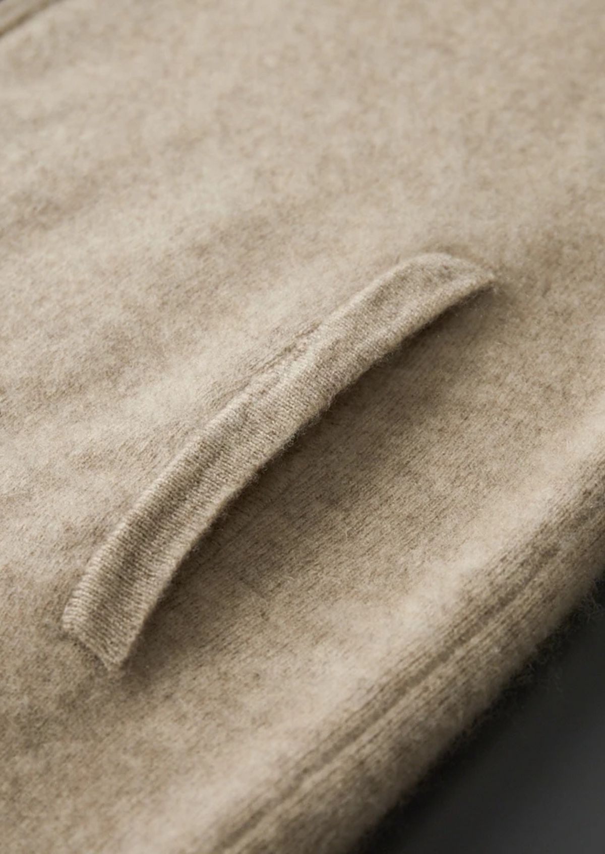Premium Cashmere Zip Polo Cardigan | Apuro