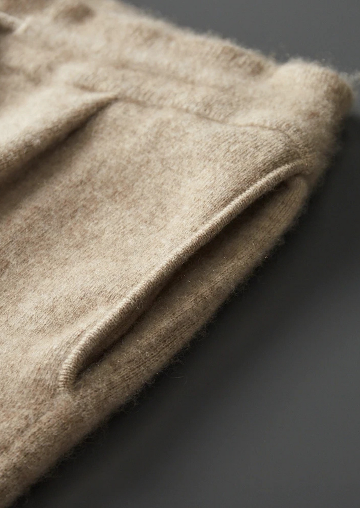 Premium Cashmere Sand Denis Leisure Set | Apuro