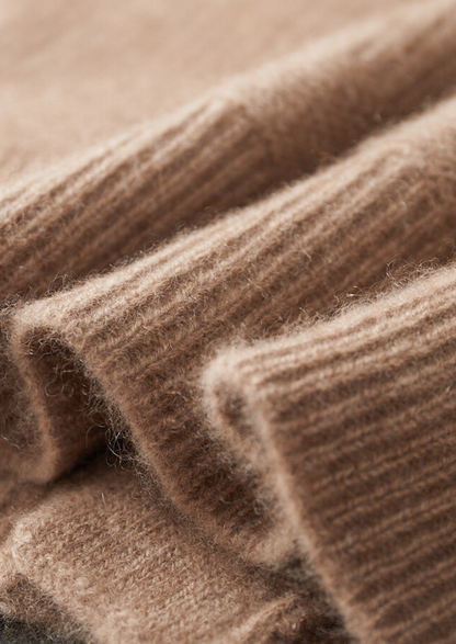 Pure Cashmere Beige Button Overshirt | Apuro