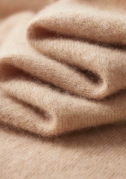 Premium Cashmere Two Tone Zipper Polo | Apuro