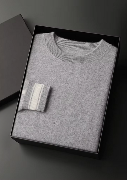 Premium Cashmere Light Gray Vienna Leisure Set | Apuro