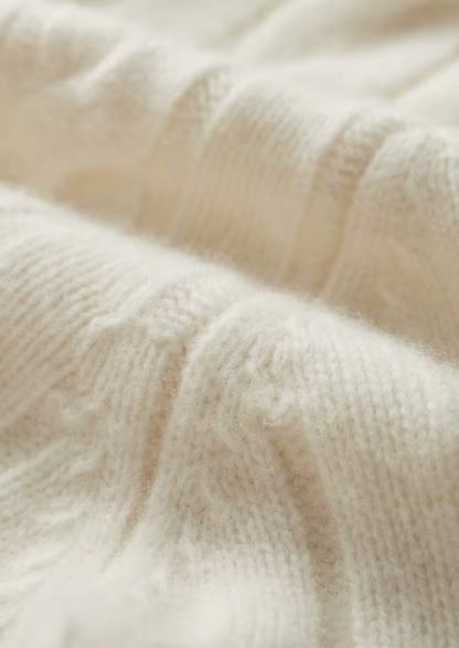 Pure Extra-Fine Merino Wool Dual-Zip Cable Cardigan | Apuro