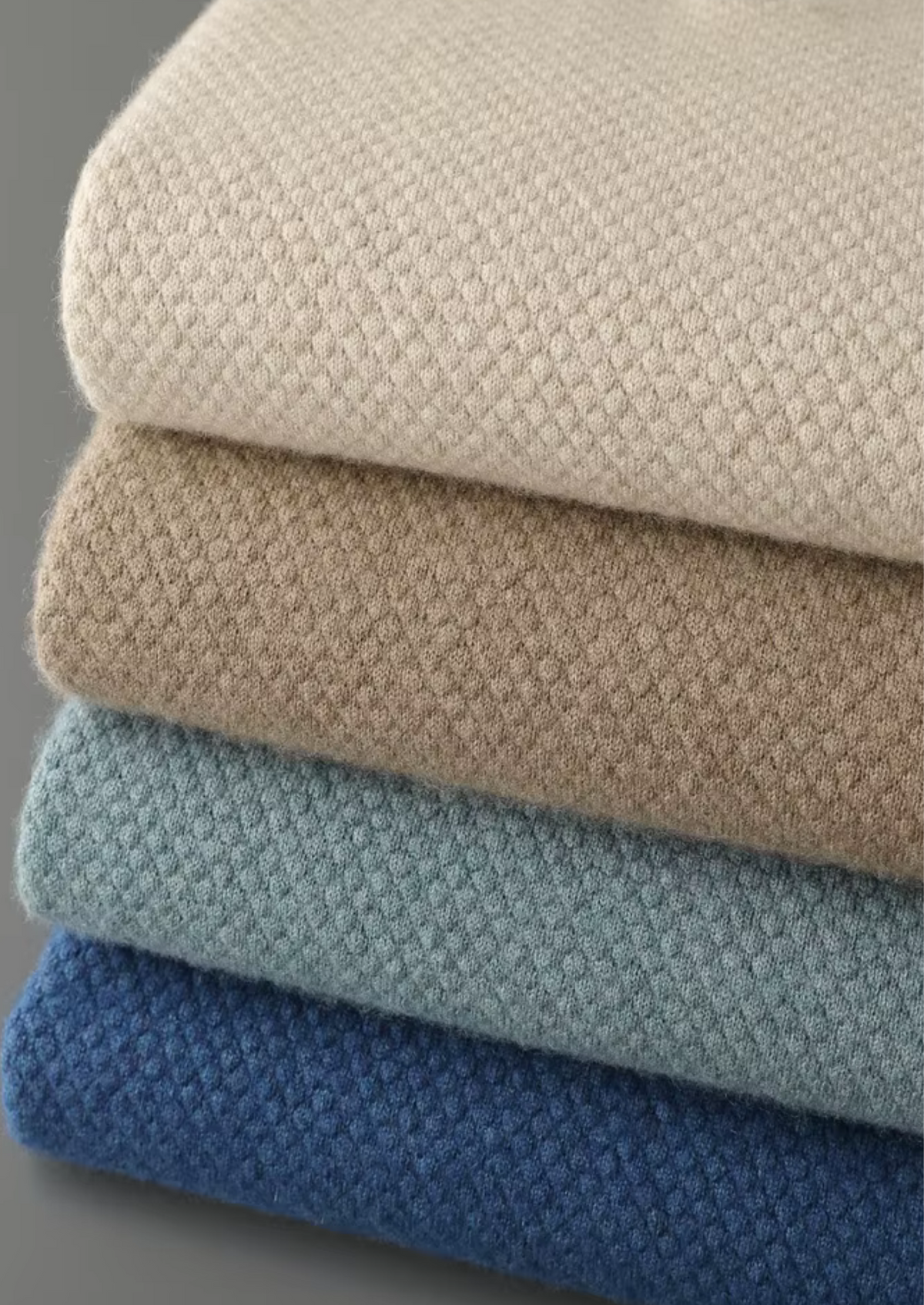 Premium Cashmere Textured Sweater Polo | Apuro