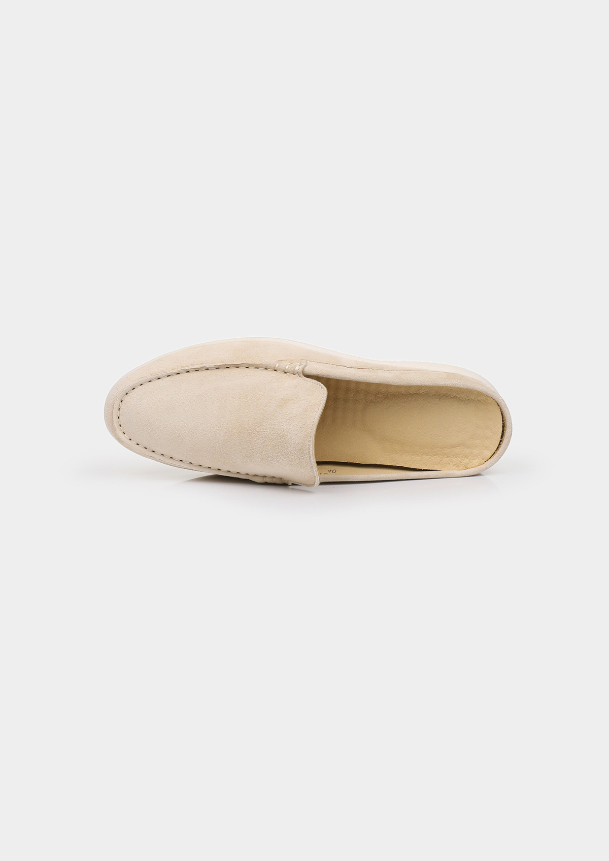 Ivory Marina Suede Slipper | Apuro