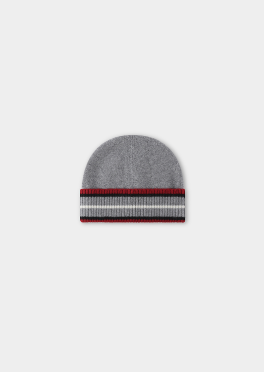 Light Gray Merino Wool Wintertime Beanie | Apuro