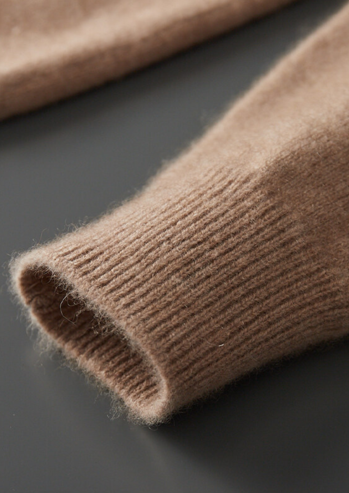 Pure Cashmere Beige Button Sweater | Apuro