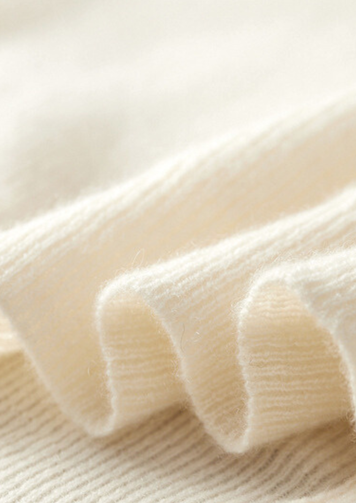 Pure Cashmere Ivory Body Warmer Vest | Apuro