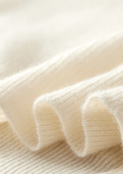 Pure Cashmere Ivory Body Warmer Vest | Apuro