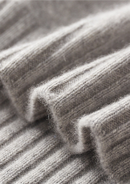 Pure Cashmere Mockneck Sweater | Apuro