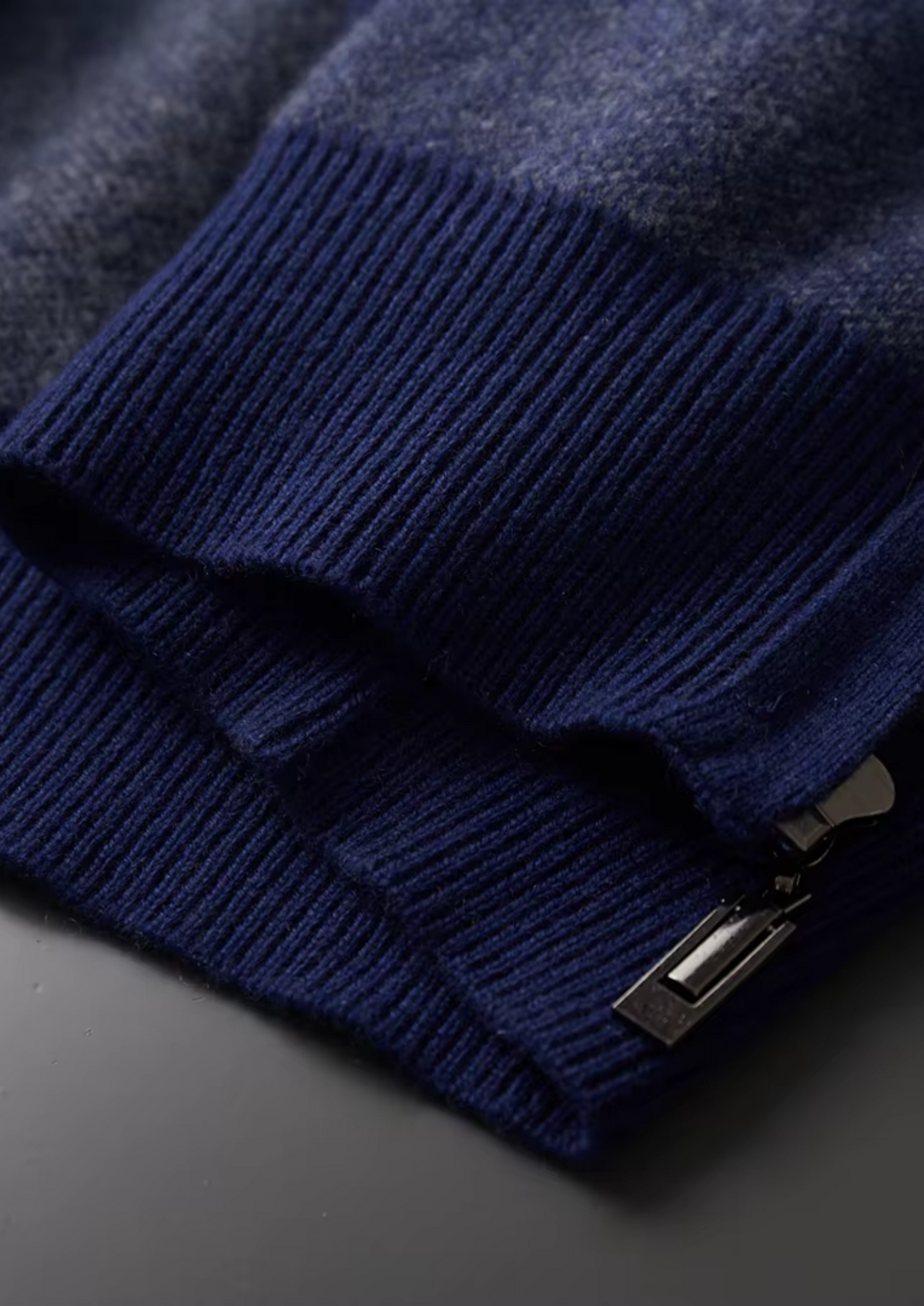 Premium Cashmere Navy Blue Torino Leisure Set | Apuro