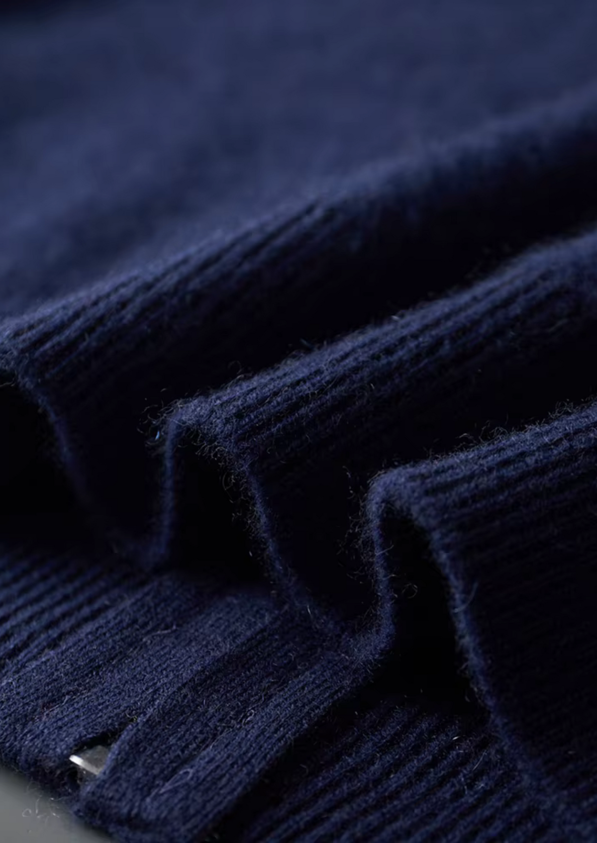 Pure Extra-Fine Merino Wool Navy Blue Damien Set | Apuro