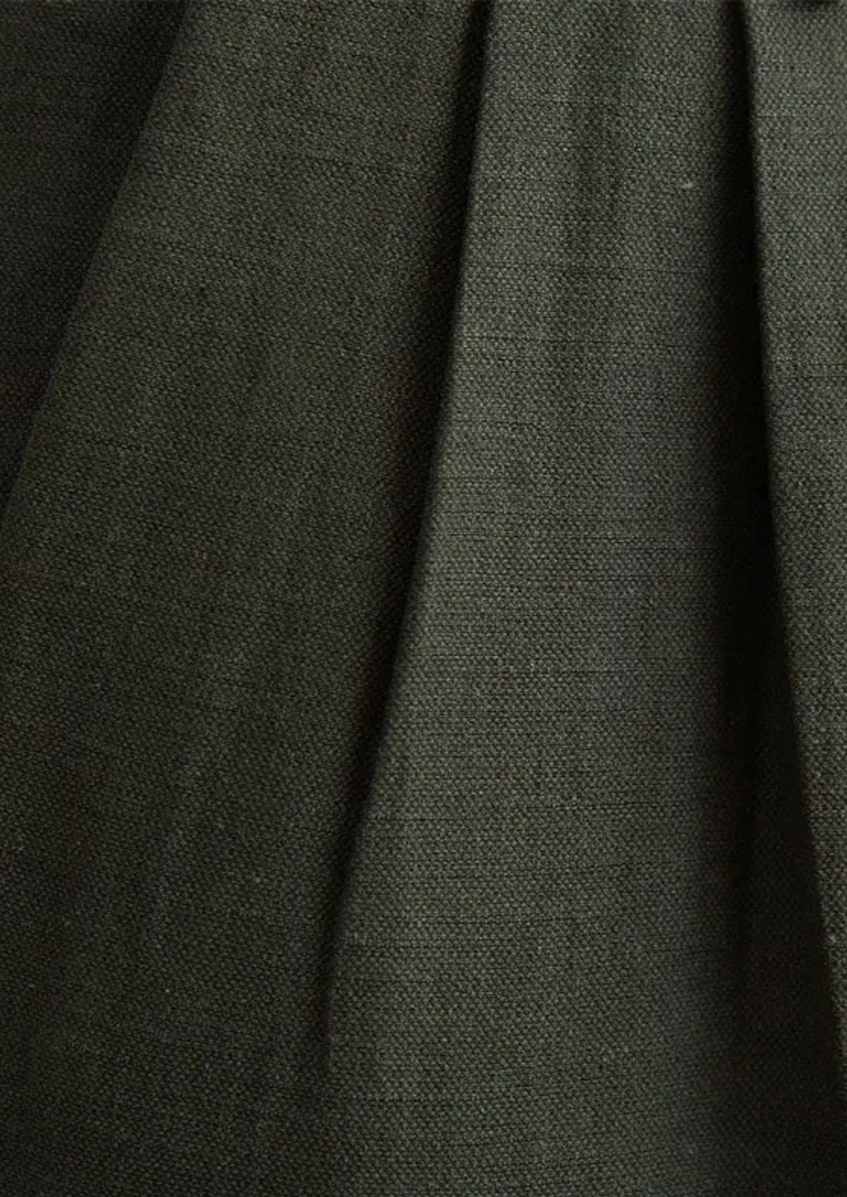 Cagliari Pleated Coastal Trousers - Olive | Apuro