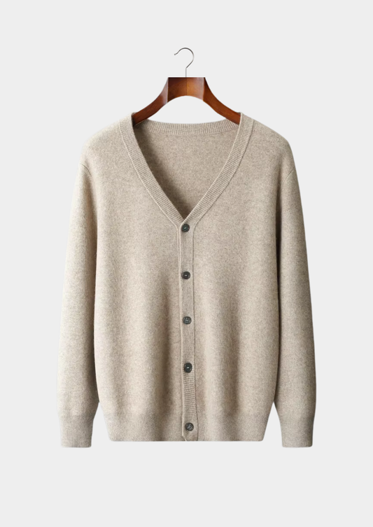 Pure Extra-Fine Merino Wool Essential Cardigan | Apuro