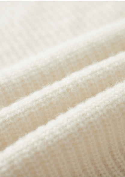 Pure Extra-Fine Merino Wool Ribbed Raglan Crewneck | Apuro