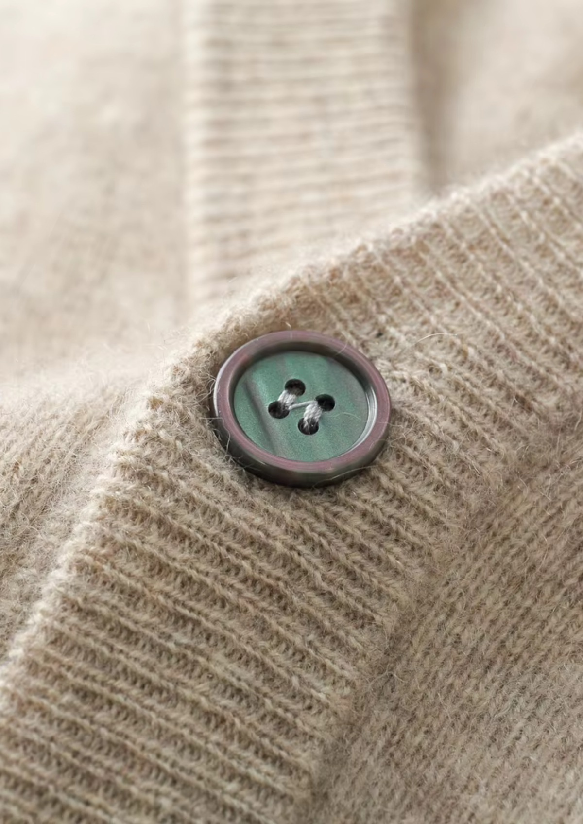 Pure Extra-Fine Merino Wool Essential Cardigan | Apuro
