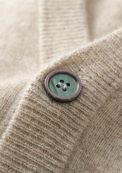 Pure Extra-Fine Merino Wool Essential Cardigan | Apuro