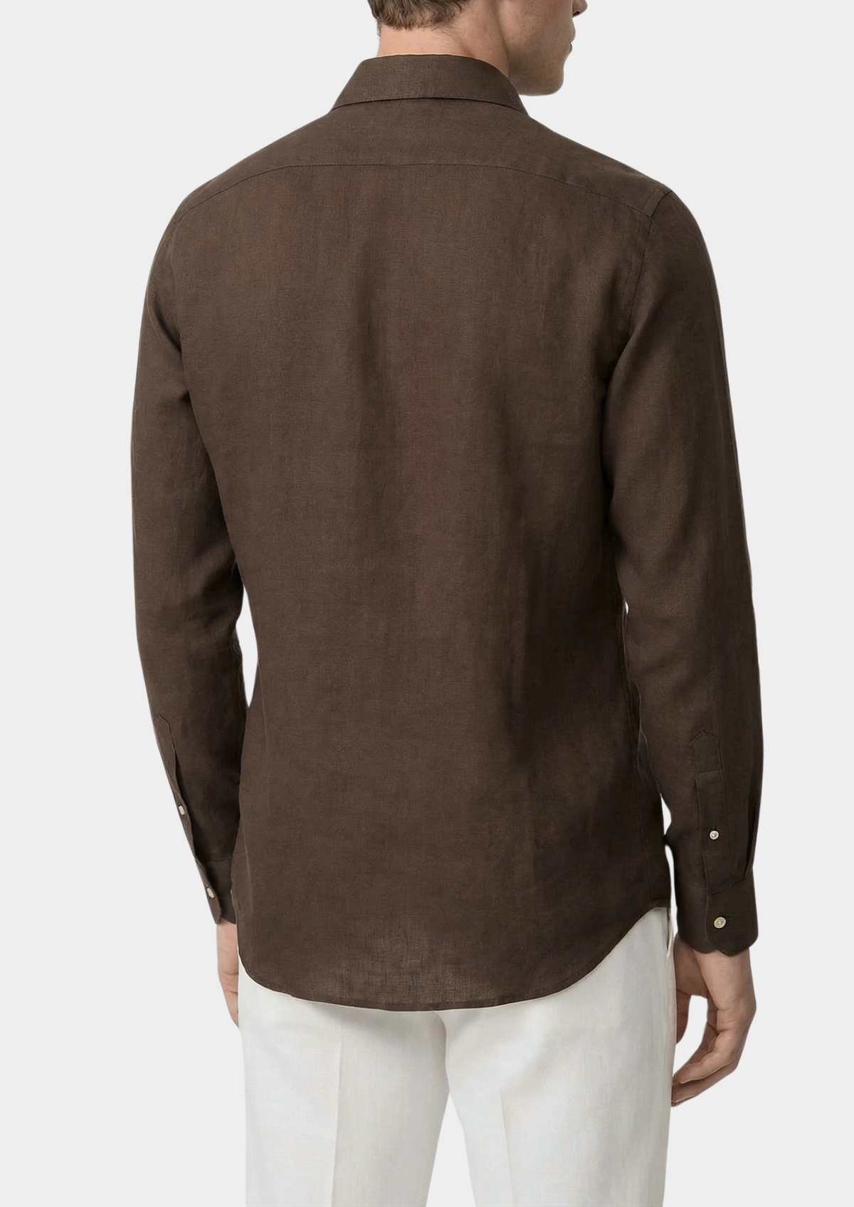 Portofino Coastal Shirt - Dark Brown | Apuro