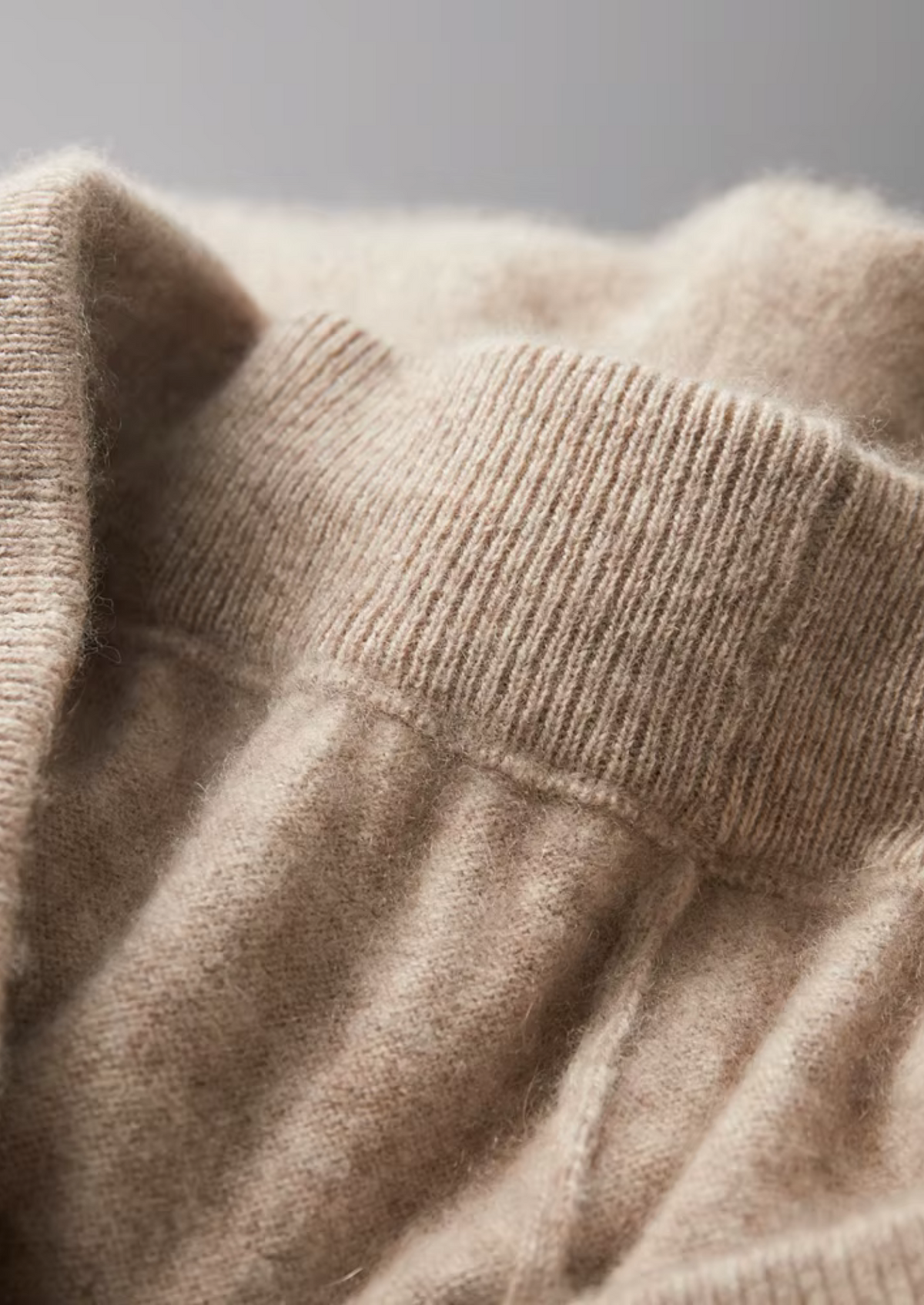 Premium Cashmere Sand Vienna Leisure Set | Apuro