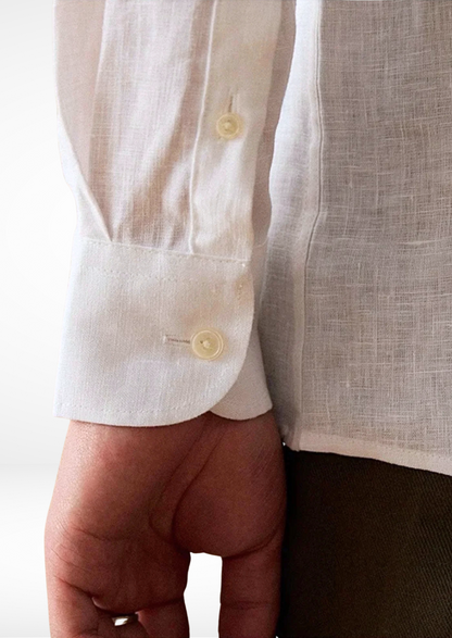 Portofino Coastal Shirt - White | Apuro