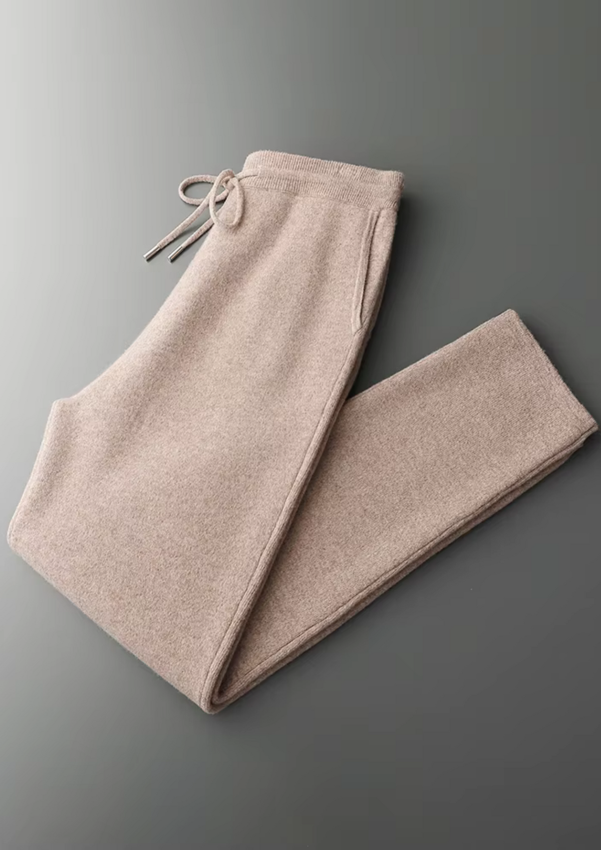Pure Extra-Fine Merino Wool Beige Savro Set | Apuro
