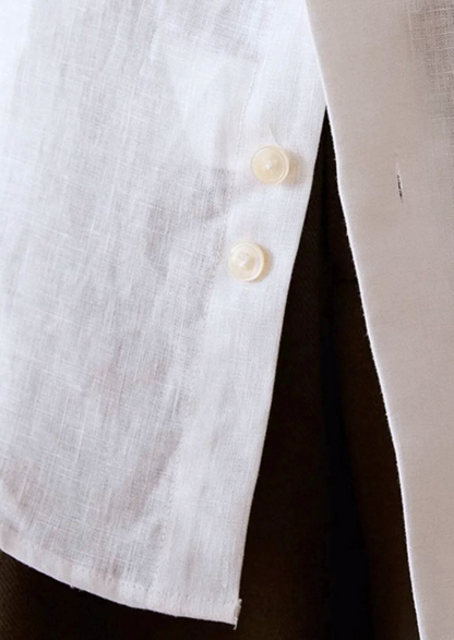 Portofino Coastal Shirt - White | Apuro