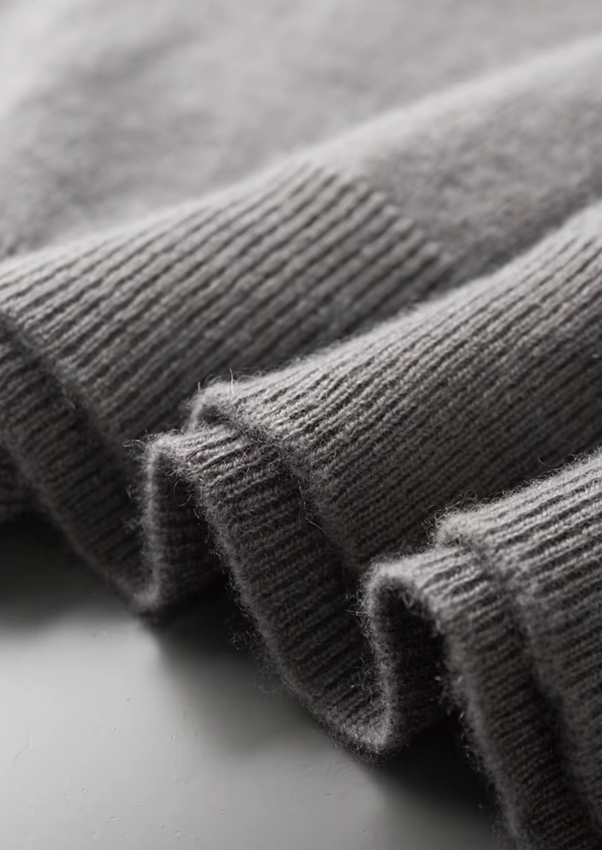 Premium Cashmere Classic Crewneck T-Shirt - Ashen Truffle | Apuro