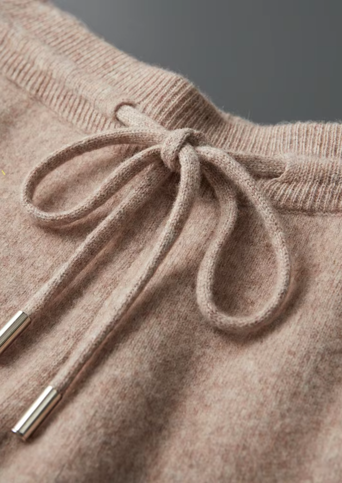 Pure Extra-Fine Merino Wool Beige Savro Set | Apuro