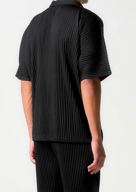 Black Pleated Summer Set | Apuro