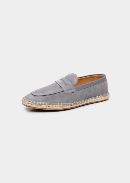 Penny Seaside Espadrilles - Light Gray | Apuro