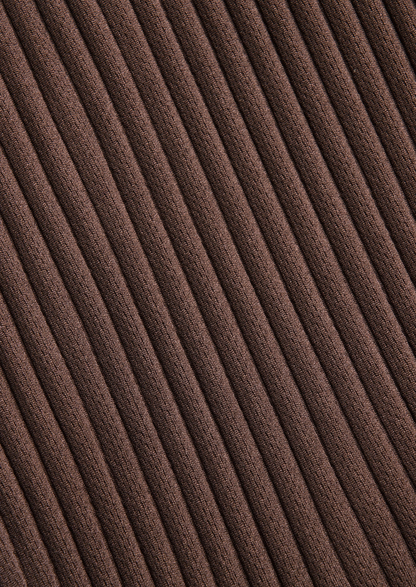 Coffee Pleated Summer Set | Apuro