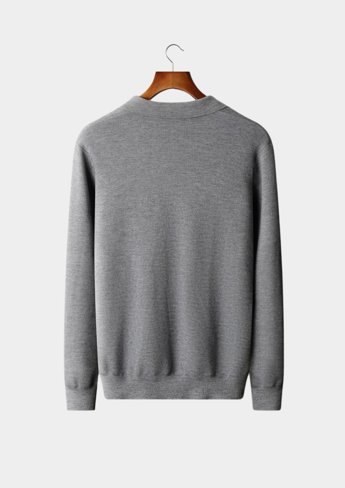 Premium Cashmere Buttonless Sweater Polo | Apuro