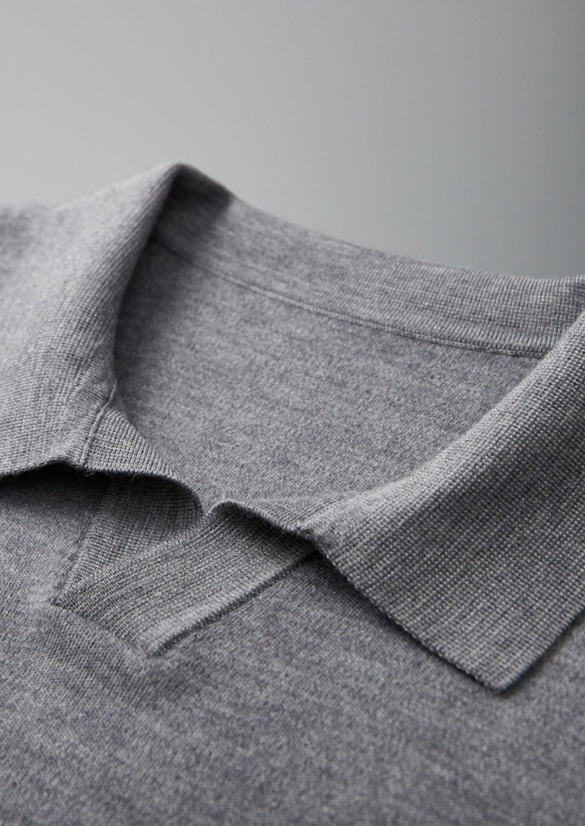 Premium Cashmere Buttonless Sweater Polo | Apuro