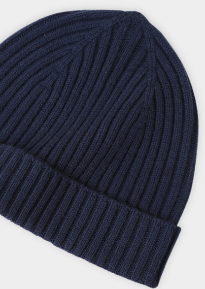 Pure Extra-Fine Merino Wool Wintertime Essentials - Navy Blue | Apuro