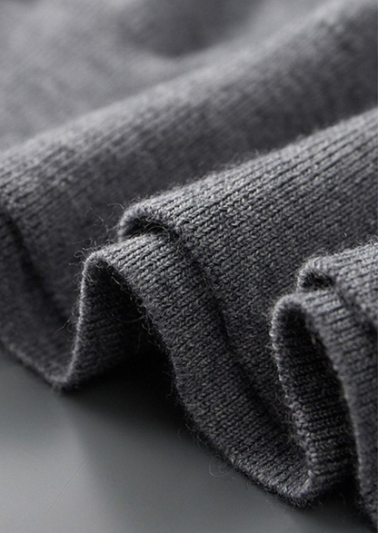 Premium Cashmere Buttonless Sweater Polo | Apuro