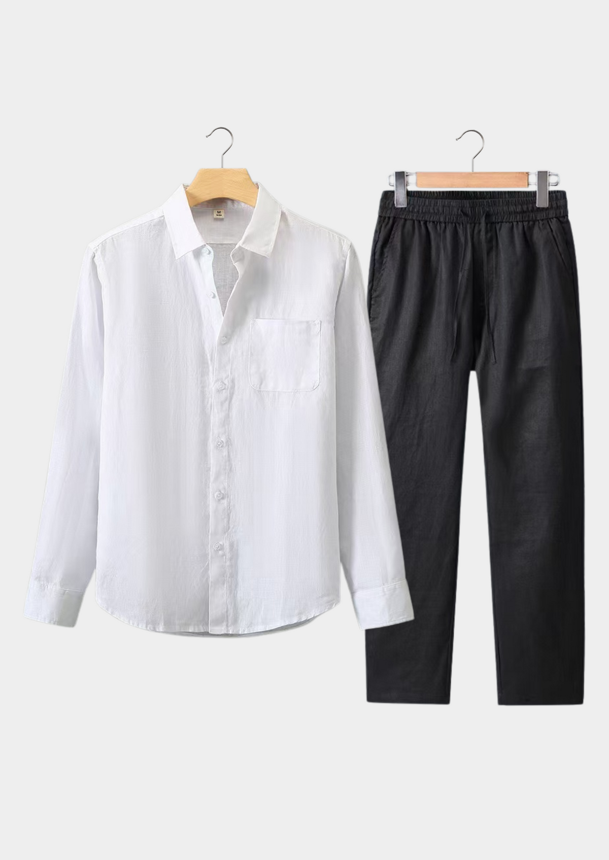 Dolcevita Longsleeve Summer Set - White/black | Apuro