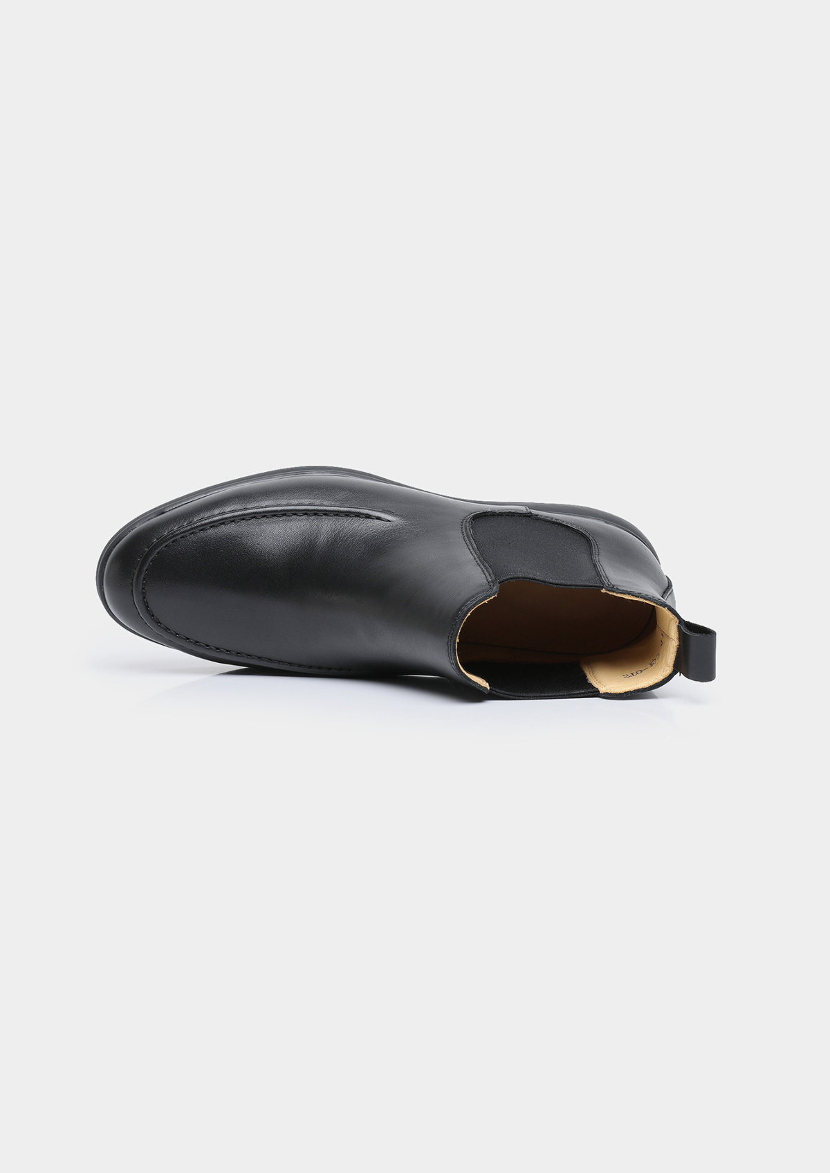 Black Leather Chelsea Boot | Apuro