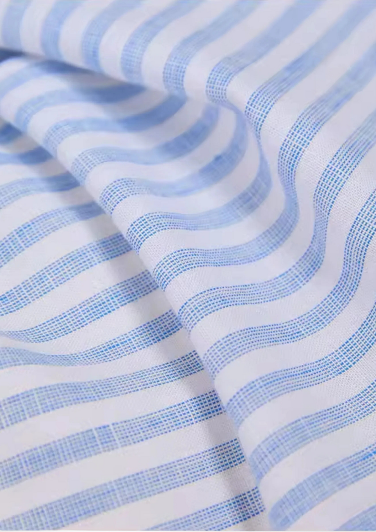 Portofino Striped Coastal Shirt - Light Blue | Apuro